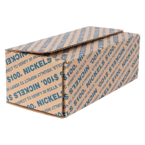 Caja para almacenamiento y envío de moneda Nickel Pack de 50 unidades miniatura 1