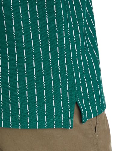 Image of Allen Solly Men's Polo T-Shirt | All-Over Print | Regular Fit | Cotton Comfort Feel | Smart Casual Wear