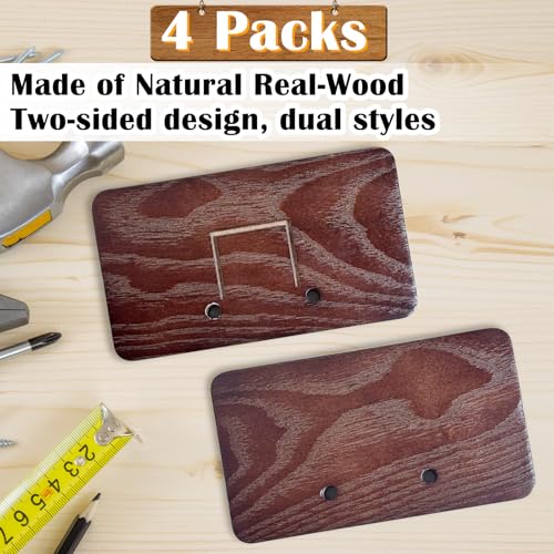 Basketball Holder Wall Mount, Solid Wood Ball Storage Wall Decorations for Basketball, Football, Soccer, Volleyball Collection, Stylish Basketball Rack Display for Home Decor (Beech Wood-4 Packs) by Lauvee - Used condition - Image 6
