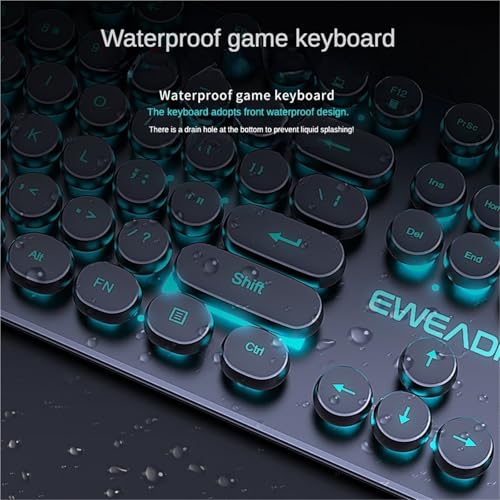 Teclado mecánico YCMGBH retroiluminado USB miniatura 4