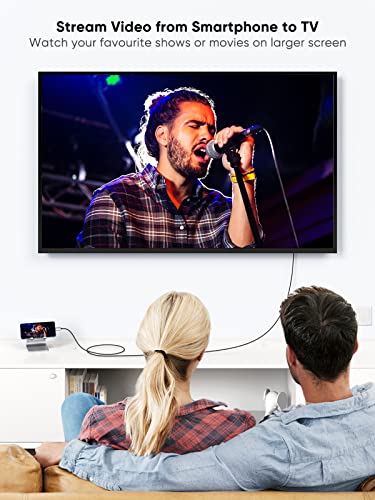 USB C to HDMI ケーブル, CableCreation アルミ USB Type C to 4K HDMIケーブルアダプタ Thunderbolt 3対応 iPhone 15,iPhone 15Pro Max,MacBook Pro/Air 2018, iPad Pro, XPS 15/13, Surface Book 2等に適用 (0.9M)