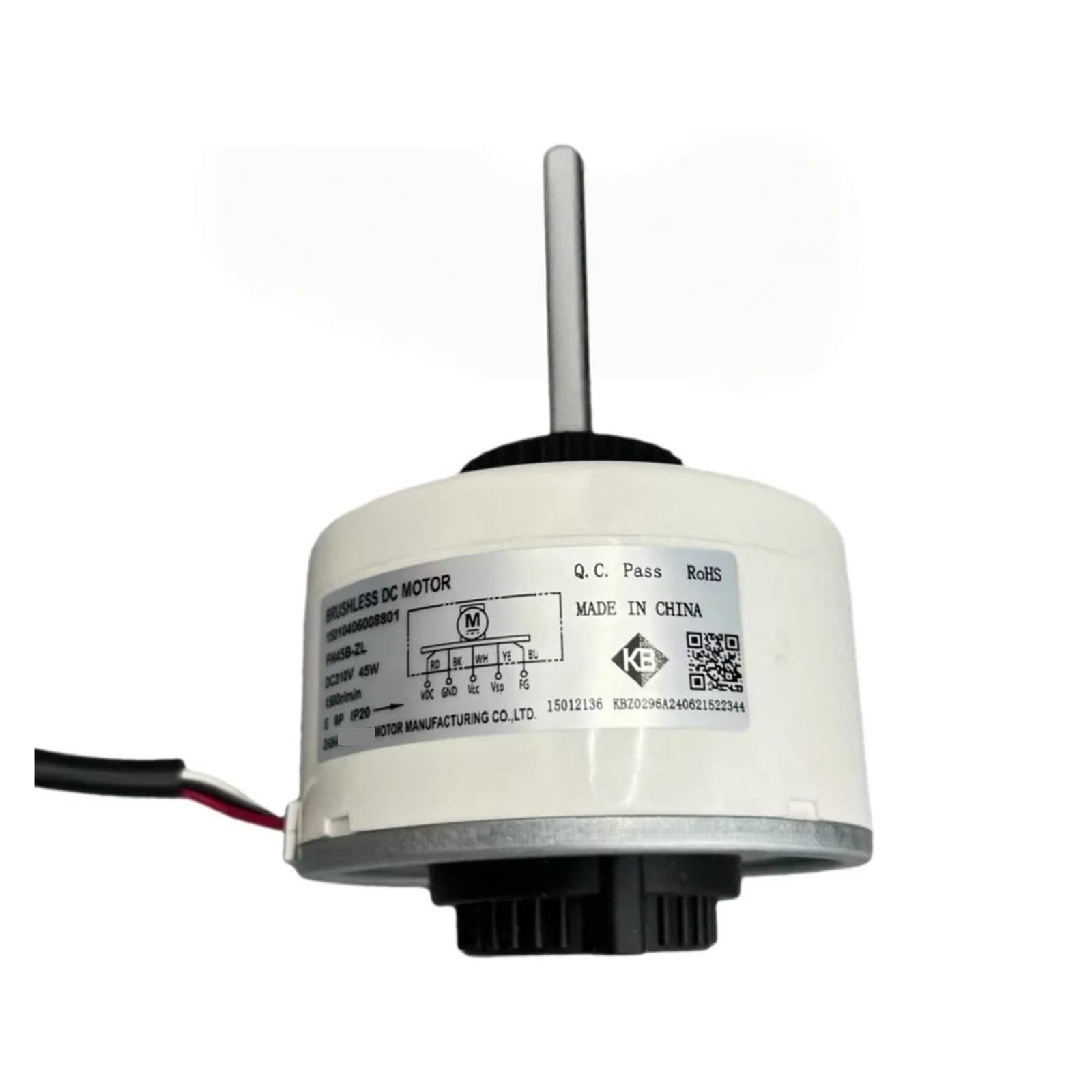 CHFOUGNE FN45B-ZL 15010406008801 Indoor Unit DC Fan Motor For Air Conditioner