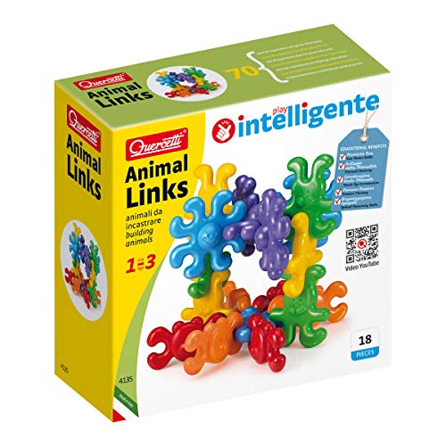 Preisvergleich Produktbild Quercetti 4135 Animal Links-ineinandergreifendes Spiel