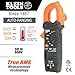 Klein Tools CL220 Digital Clamp Meter, Auto-Ranging 400 Amp AC, AC/DC Voltage, TRMS, Resistance, Continuity, NCVT Detection, and Temp