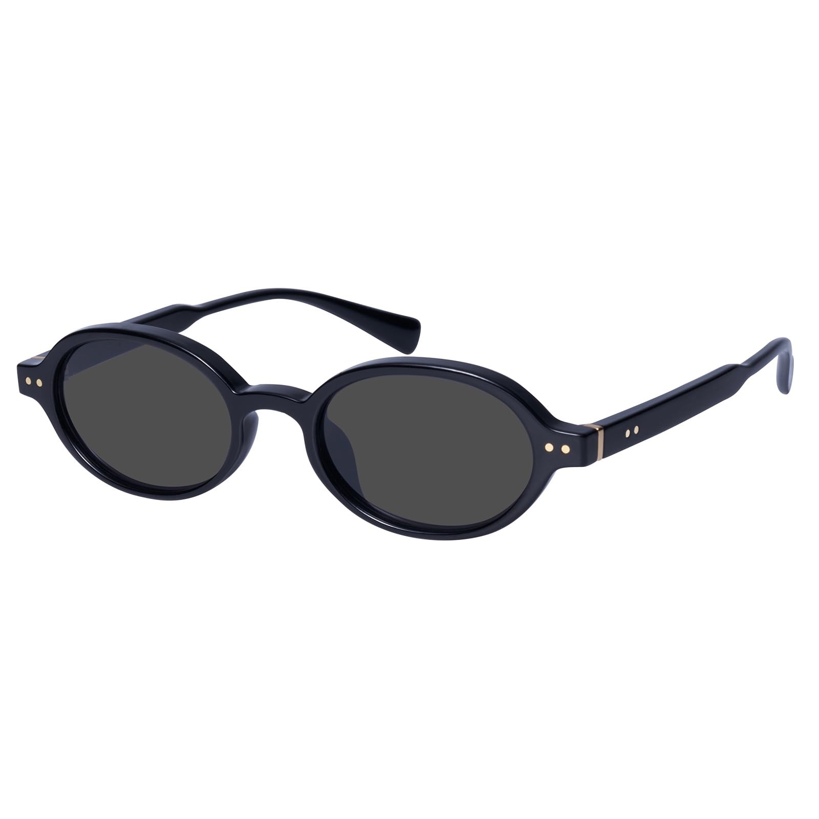 mosanana Retro Oval Sunglasses for Women Small Trendy 2026 90s Sunnies MS52596