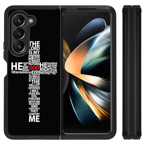 ZXHSBROK Samsung Galaxy Z Fold 6 P[XAϋv w ϏՌ ho ܂肽 X^CbV یJo[ Samsung Galaxy Z Fold 6 5G (2024)AGod Jesus Christ Christ