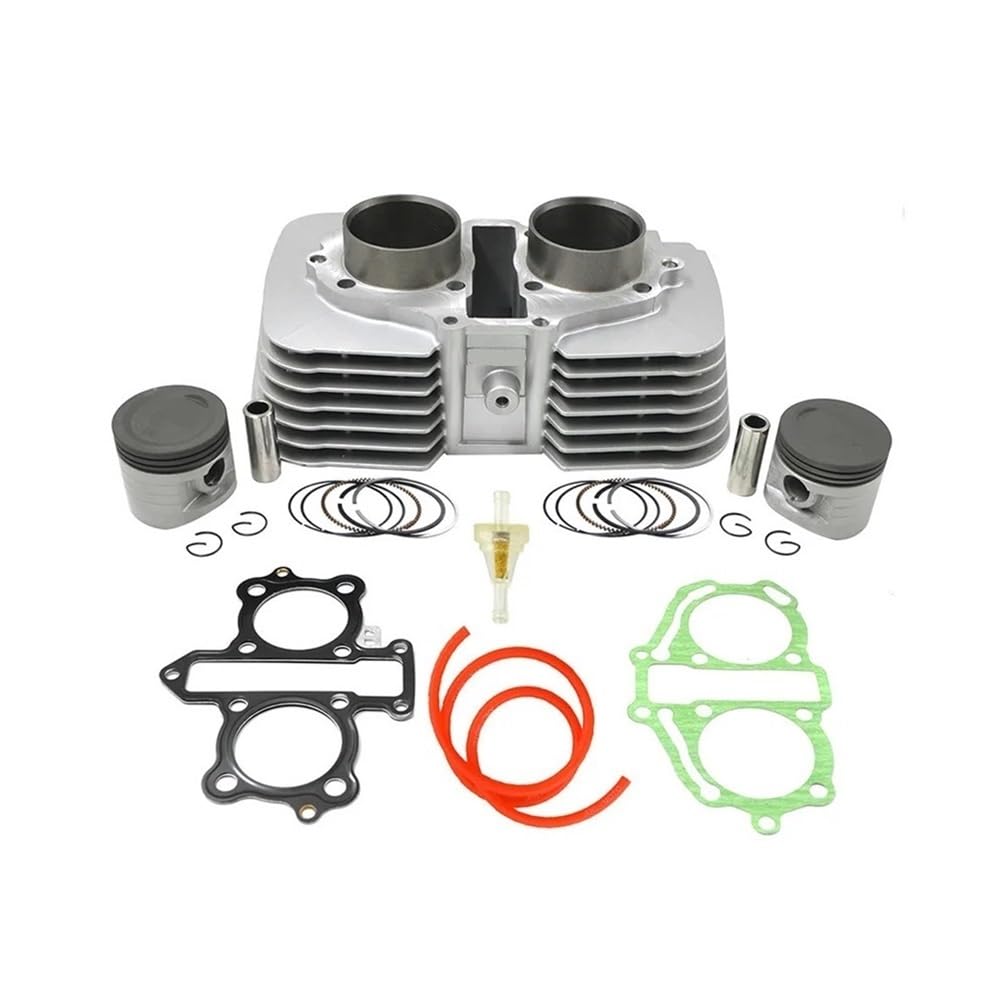 Conduite d'huile et joint de segment de piston de cylindre 53mm contre les fumées d'échappement