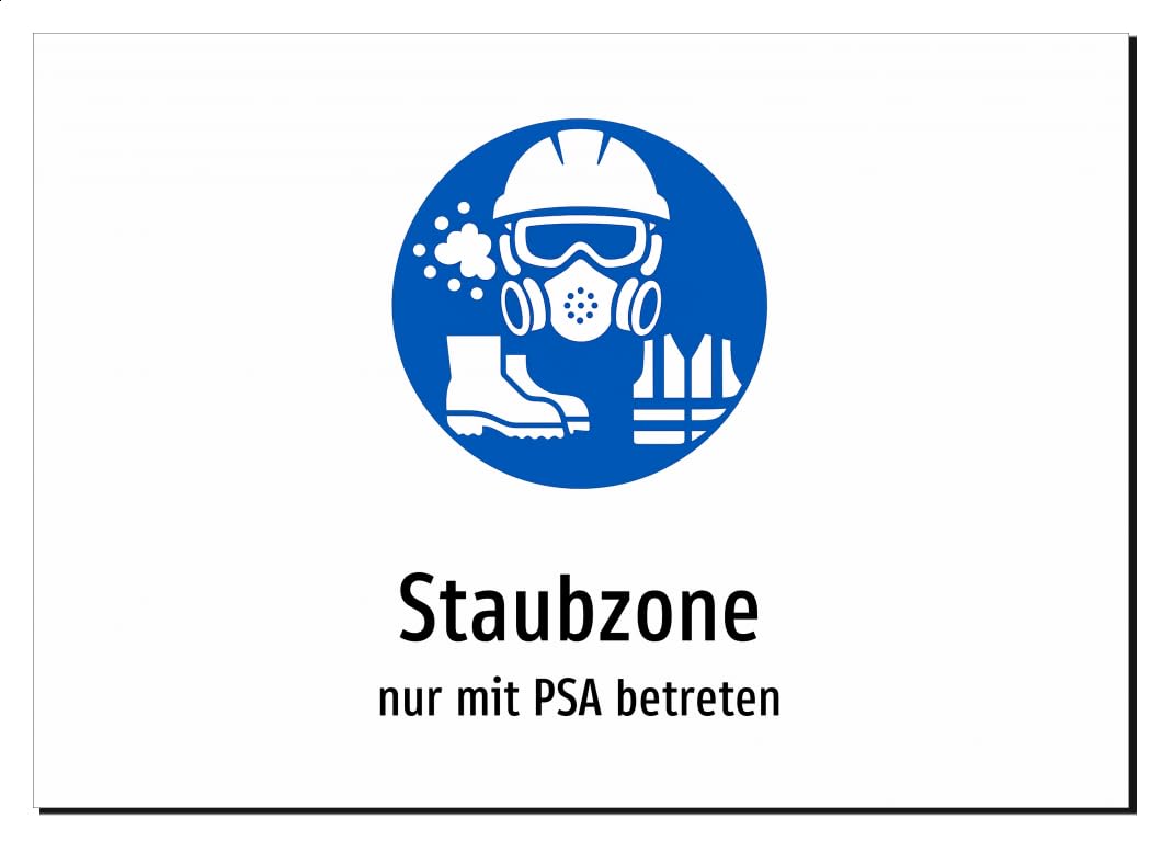 44867-DE-S-08 | Staubzone - nur mit PSA betreten