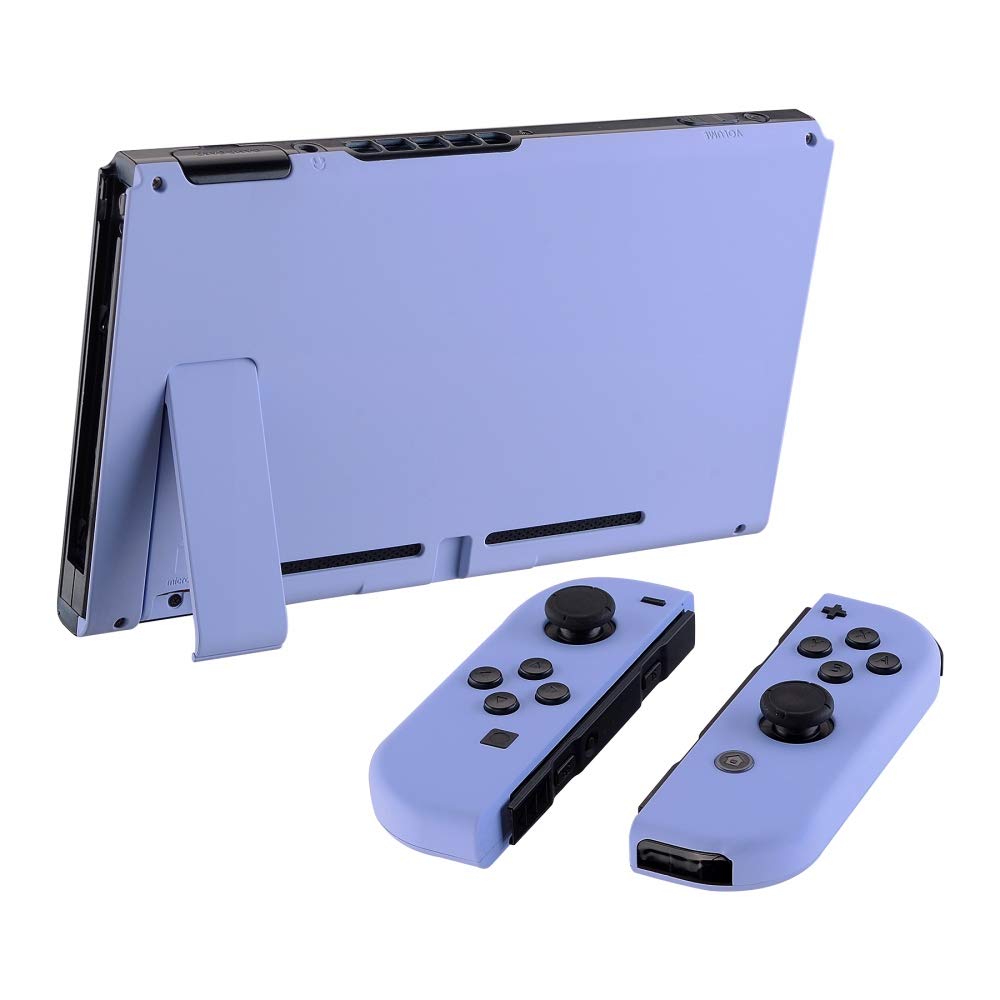 eXtremeRate Carcasa con Botones para Nintendo Switch - Funda Protectora de Reemplazo para Joycons y Consola, Shell de Bricolaje con Teclas para Nintendo Switch Accesorios (Violeta Claro) - 5