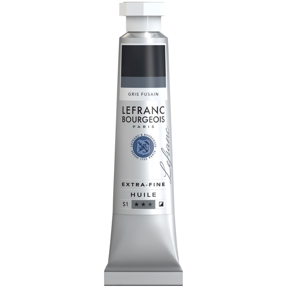 Lefranc & Bourgeois Extra Fine Lefranc Oil paints Artist Pigments, oil-based paint, Kohlengrau, 20 ml