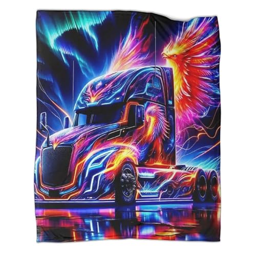 Couverture de lit camion 3D microfibre de qualité supérieure - 3