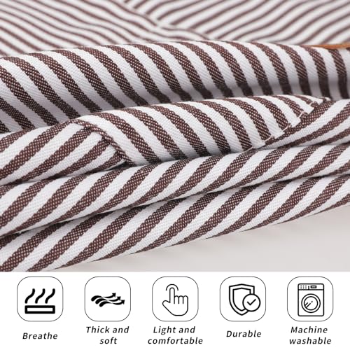 Vin Beauty Aprons, 2 Pack Cooking Chef Kitchen Apron, Unisex Adjustable Bib Apron, Waterproof Aprons, Adults Cotton Polyester Professional Apron for Home Kitchen, Coffee house, Restaurant(Black,Grey) - Cosy Home Interiors Vin Beauty Aprons, 2 Pack Cooking Chef Kitchen Apron, Unisex Adjustable Bib Apron, Waterproof Aprons, Adults Cotton Polyester Professional Apron for Home Kitchen, Coffee house, Restaurant(Black,Grey) - Image 7