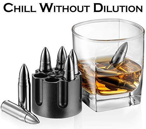 Mixology & Craft RETIREMENT TASTING BEVERAGES Whiskey Stone Gift Set - Stainless Steel Whiskey Stones thumb #2
