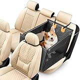 Geer Top ペットドライブシート 犬 猫 車 シート 後部座席 小型犬 中型犬 型崩れしにくい 飛び出し防止 汚れ防止 耐摩耗 折りたたみ式 犬車に乗せるグッズ アウトドア キャンプ 犬旅 車旅