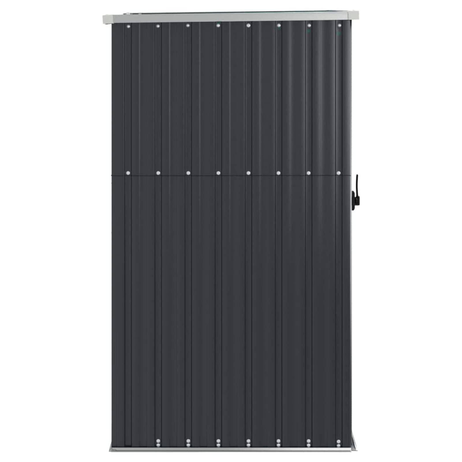 ARKEM Cobertizo de Herramientas jardín Acero galvanizado Armarios Exteriores Aluminio Trastero Exterior 88x89x161 cm