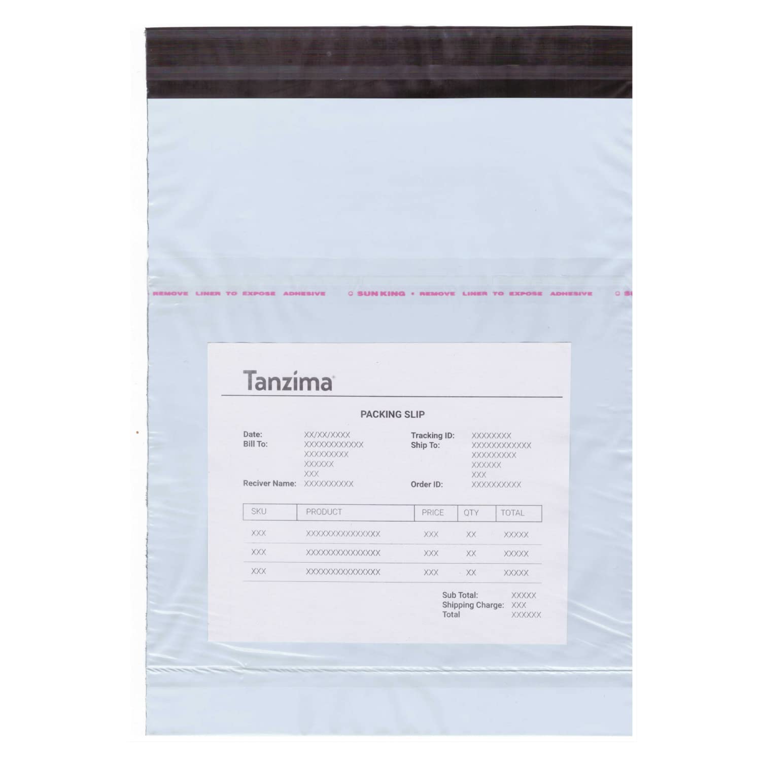 FlexiPack packing bags by Tanzima Courier Bag/Envelopes/Cover with Document Pouch Jacket (POD), 55 Microns, Tamper proof/Security bag, size 6x8 inches (pack of 100) (B0C6QTSX9C) Amazon Price History, Amazon Price Tracker