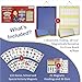 SchKIDules Deluxe Magnetic Visual Schedule & Reward Chart w/189 Colorful Magnets & Reversible 18” Folding Board for Daily Routines, Chores, Behavioral Supports, Kids Calendar, ADHD & Autism Icons