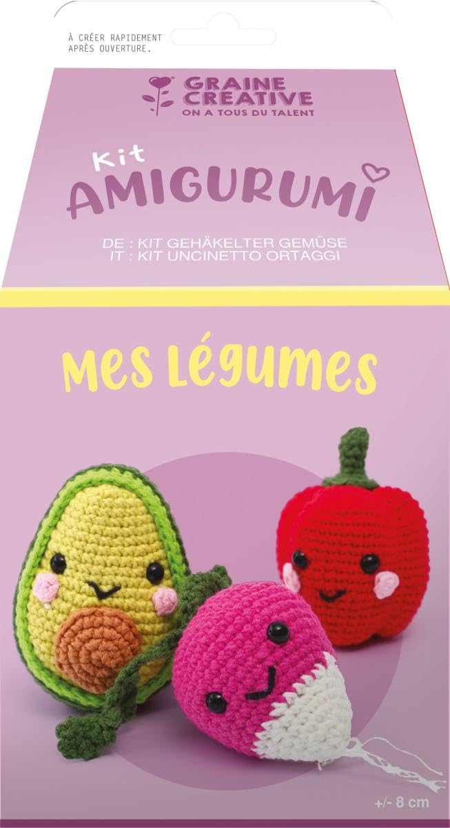GRAINE CREATIVE Amigurumi Kit – My Vegetables