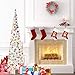 N&T NIETING Árbol de Navidad plegable de 1,52 m con copo de...