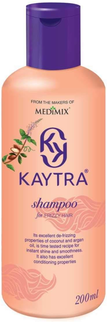 Kaytra Shampoo for Frizzy Hair with Argan Oil,Basil Oil & Coconut Milk 200ML