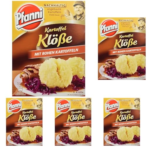 Pfanni Kartoffel Klöße mit rohen Kartoffeln, 1er-Pack (1 x 200 g) (Packung mit 5)