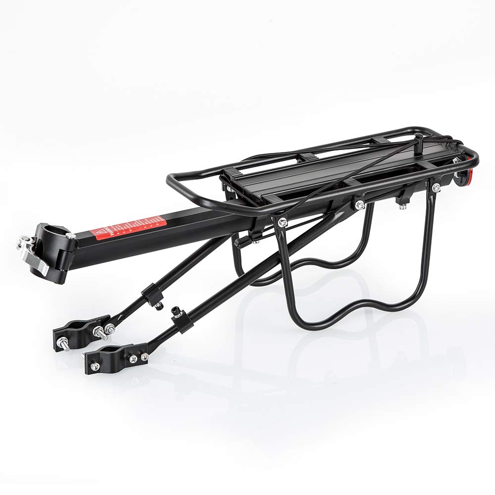 Buy OGORI Reinforced Solid Adjustable Rear Bicycle Pannier Rack with Reflector 110 LB Capacity