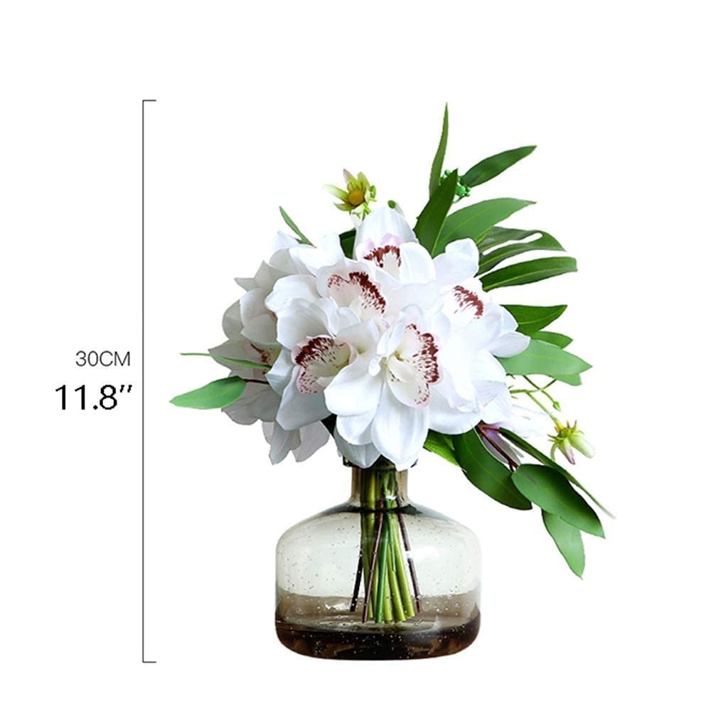 Set di Fiori Artificiali, Set di Fiori Simulati Moderni e semplici per Soggiorno, Camera da Letto, casa, Decorazione con Fiori Finti, Decorazione per tavoli da
