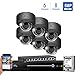 GW Security AutoFocus IP Camera System, 8 Channel H.265 4K NVR, 6 x 5MP HD 1920P Dome POE Security Camera 4X Optical Motorized Zoom Outdoor Indoor