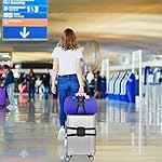 Luggage Straps Bag Bungee， Luggage Straps Suitcase Adjustable Belt，Add a Bag Easy to Travel Suitcase Elastic Strap Belt – (Black) - Image 2