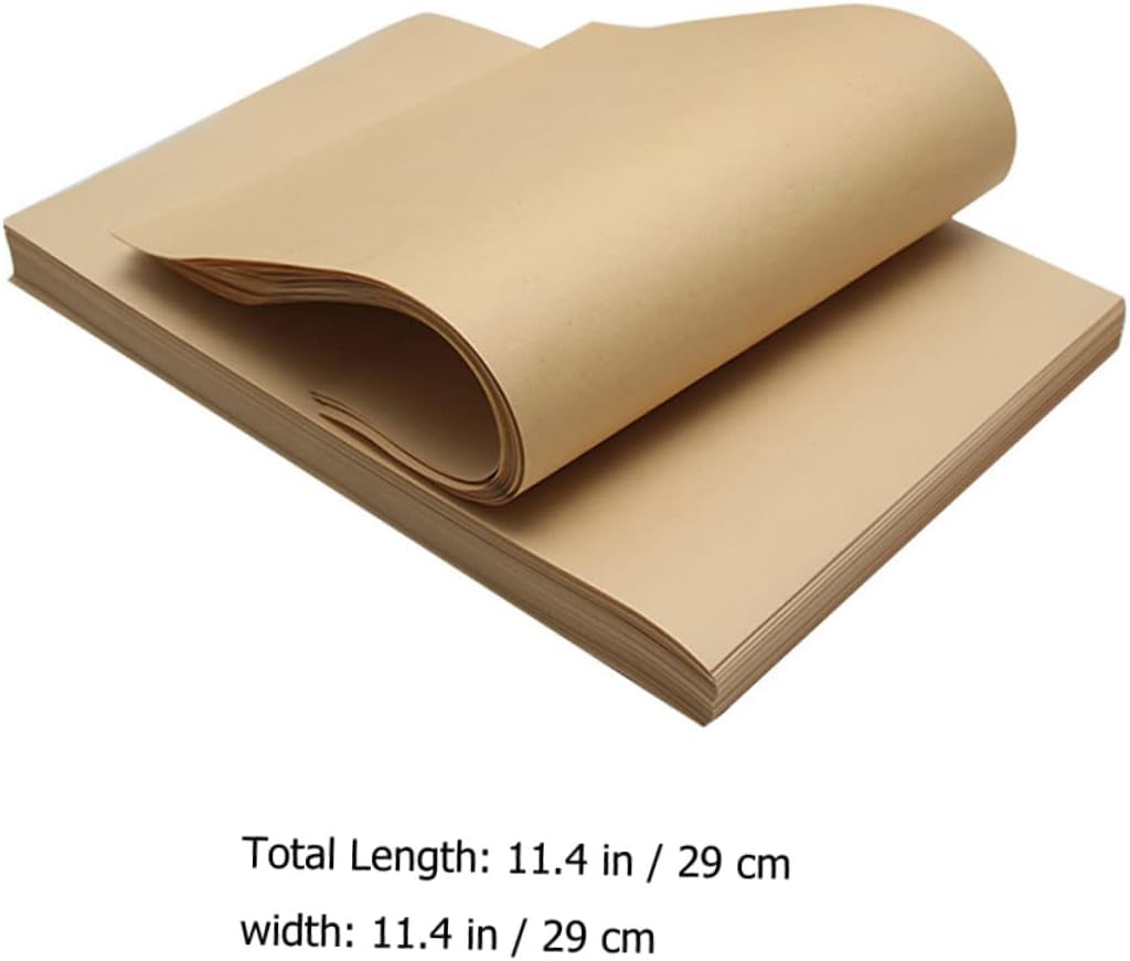 Greaseproof Paper Sheets 300 Count Wood Pulp Food Wrap