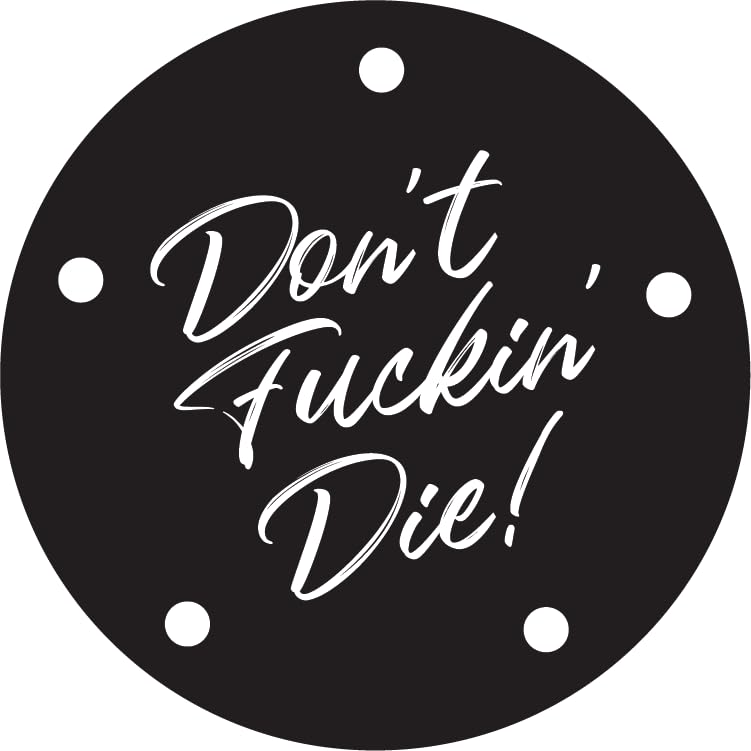 Don't Fuckin Die Points/Timing Cover Compatible with Harley Davidson (Twin Cam 1999 to 2017)