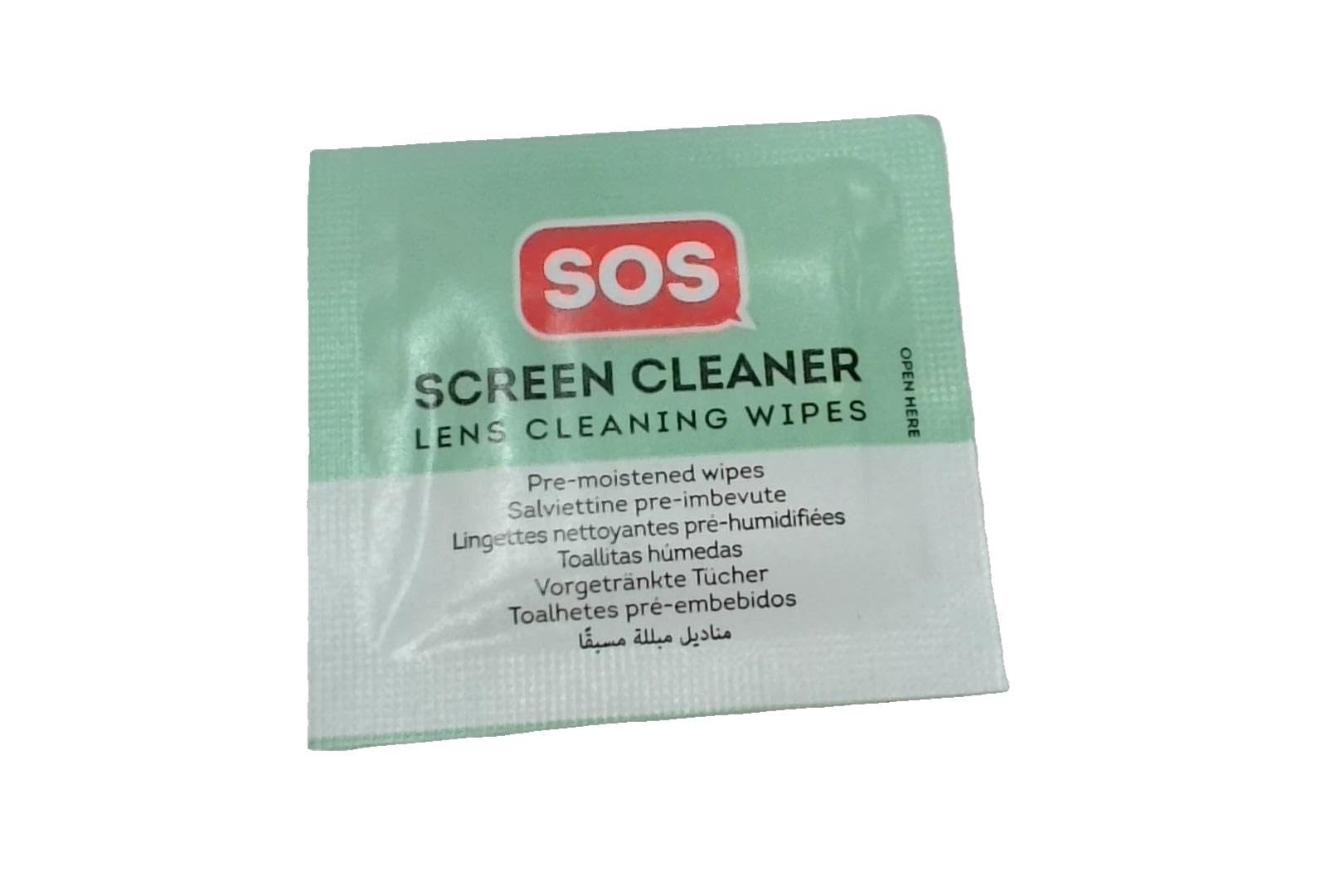 Legami - Salviettine Pre Imbevute, Sos Screen Cleaner, 15x13 cm, 12 Salviettine Impacchettate Singolarmente, per Pulire Schermi, Occhiali, Computer, Tv, Macchine Fotografiche e Smartphone