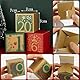 BOFUNX 24 Adventskalender Boxen zum Befüllen Basteln Weihnachtskalender Geschenkbox DIY Adventskalender Kisten Set Geschenkbox für Kinder Weihnachten Geschenk Weihnachtsdeko