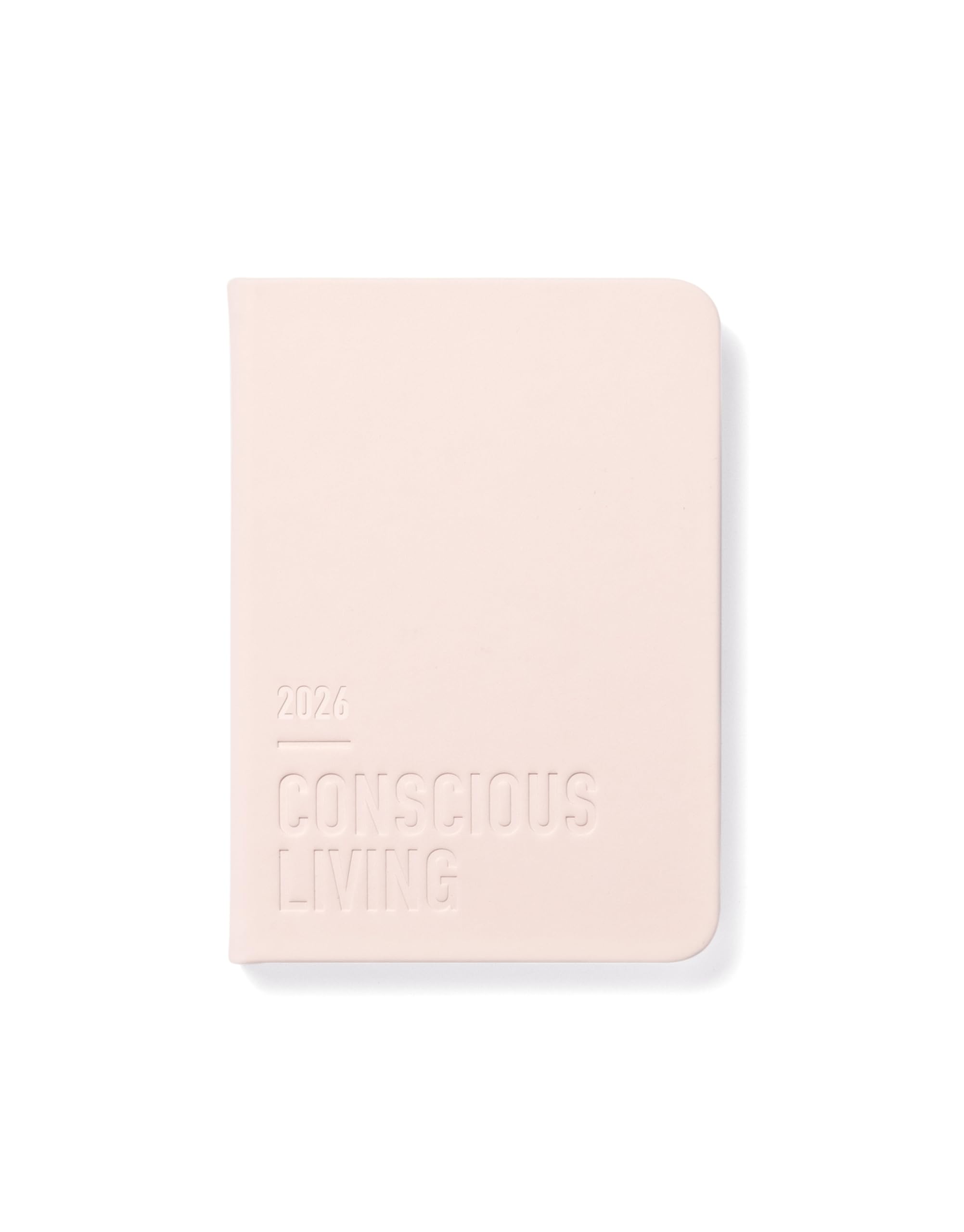 Letts of London Conscious A6 week to view 2026 diary - Rosewater 26-082409