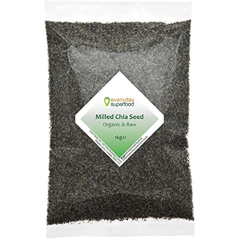 Milled Chia Seeds 1kg Chia Seed Meal Ground Chia Seeds Pure Keto Ingredients Milled Chia Seed Powder (1kg) Cover