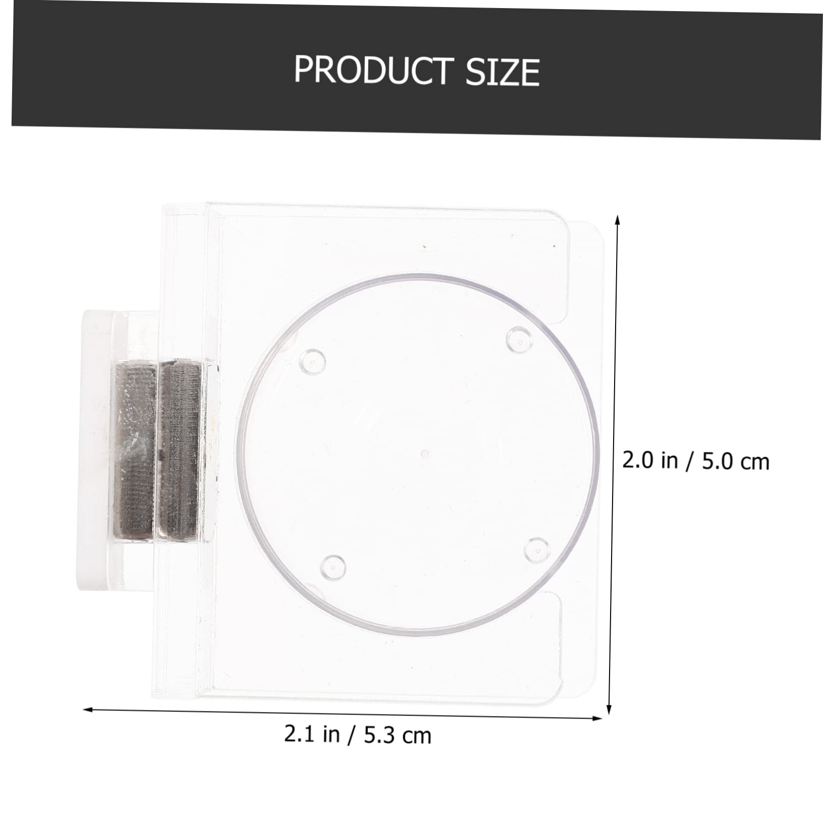 INOOMP 4 Pz Bacino Alimentare del Bacino Idrico Mangiatoia per Rettili Cibo per Lucertole Bacino di Alimentazione dei Lombrichi Alimentatore per Rettili Mangiatoia per Gechi Plastica