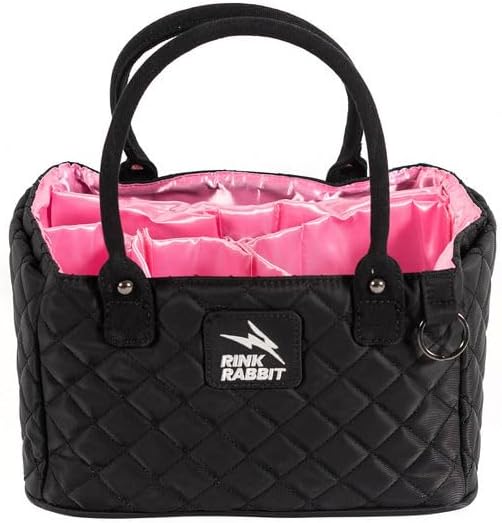 Figure Skating Practice Tote - Rink Tote for Ice Skating Practice - Holds Tissues, Water Bottle, Notepad, etc.