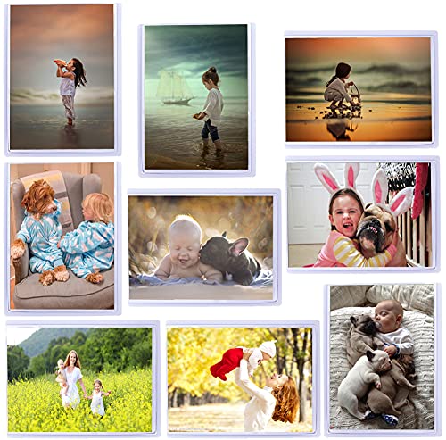 Sooyee Magnetic Picture Frame,Magnetic Frame 2.5X3.5,Photo Magnets For Refrigerator,White,15 Pack #TOP4