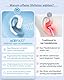 ACEFAST AceFit Air Open Ear Kopfhörer Bluetooth 5.4 mit App, Bluetooth Kopfhörer Sport, Ultradünnes, Kaum Spürbar, Bequeme Passform, Kraftvoller Sound, Klare Anrufe, Touch-Steuerung, IP54(Weiß)