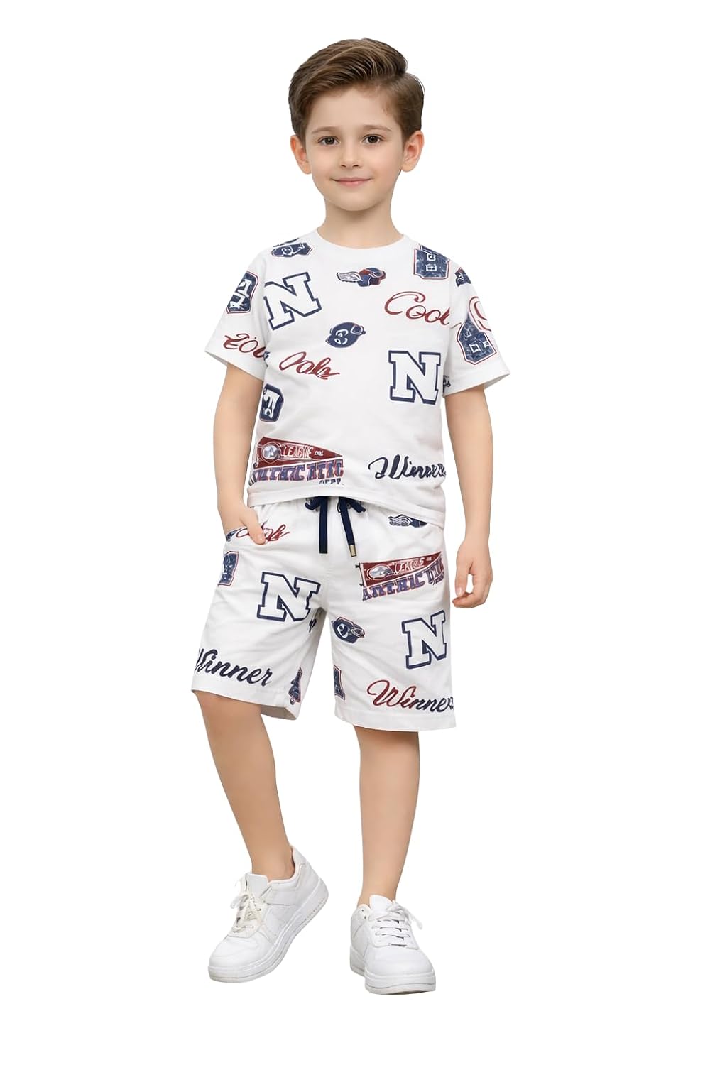 Kriyu Creation Boys Cotton Printed T-Shirt & Shorts Co-Ord Set, Half Sleeve, Casual Summer Outfit for Kids, 3-10 Years - Review, Price and Buying Guide