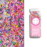 Sweetapolita Birthday Party Vegan Friendly Sprinkles - Great for Baking and Decorating, Cakes, Cupcakes, Ice Cream, Doughnuts, Cookies
