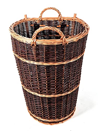 Kiepe mit Tragegurt aus Weide Rückentragekorb Winzerkepe...