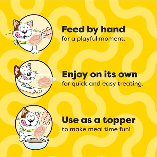 Temptations Lickable Spoons, Soft Lickable Cat Treats, Adult Wet Cat Treats, Tasty Chicken and Savory Salmon Flavor, 8 Spoons, Pack of 12 (96 Total) - Thumbnail 7