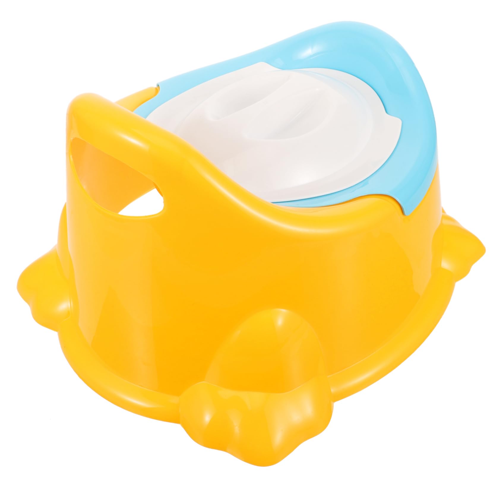 Pot d'apprentissage amovible Mikikit en plastique jaune pour garçons et filles