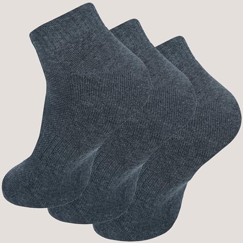 Image of Pack Of 3 Ankle Socks Men Casual Wear Socks (JOPLASM02)