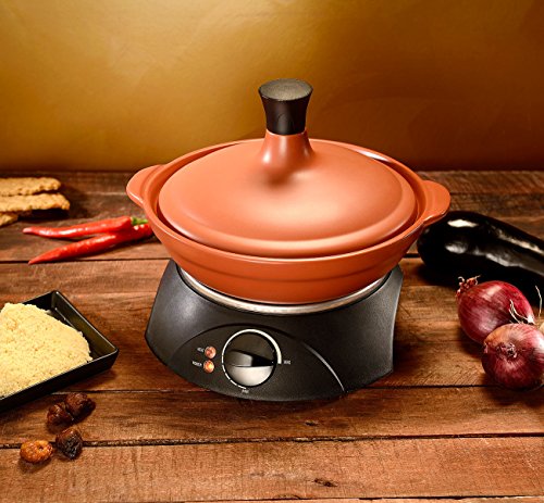 Tajine électrique en terre cuite Ø 30 cm / 2 L / 300 W...