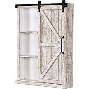Firstimecooffwhitewinonabarndoormirroredcabinetstoragewithshelvesforbathroomkitchenandofficewoodfarmhouse28x21inches Urban Country Home Decor Firstime co off white winona barn door mirrored cabinet storage with shelves for bathroom kitchen and office wood farmhouse 28 x 21 inches urban country home decor
