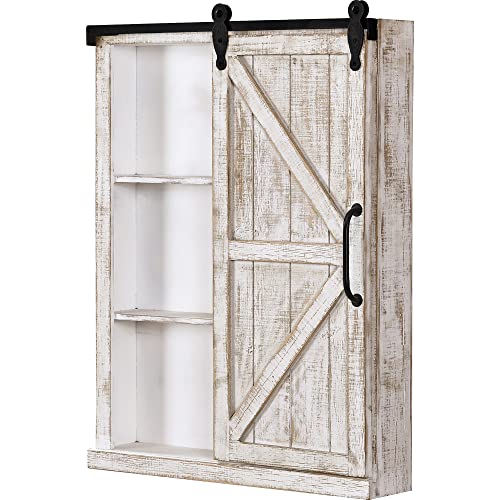 Firstimecooffwhitewinonabarndoormirroredcabinetstoragewithshelvesforbathroomkitchenandofficewoodfarmhouse28x21inches Urban Country Home Decor Firstime co off white winona barn door mirrored cabinet storage with shelves for bathroom kitchen and office wood farmhouse 28 x 21 inches urban country home decor
