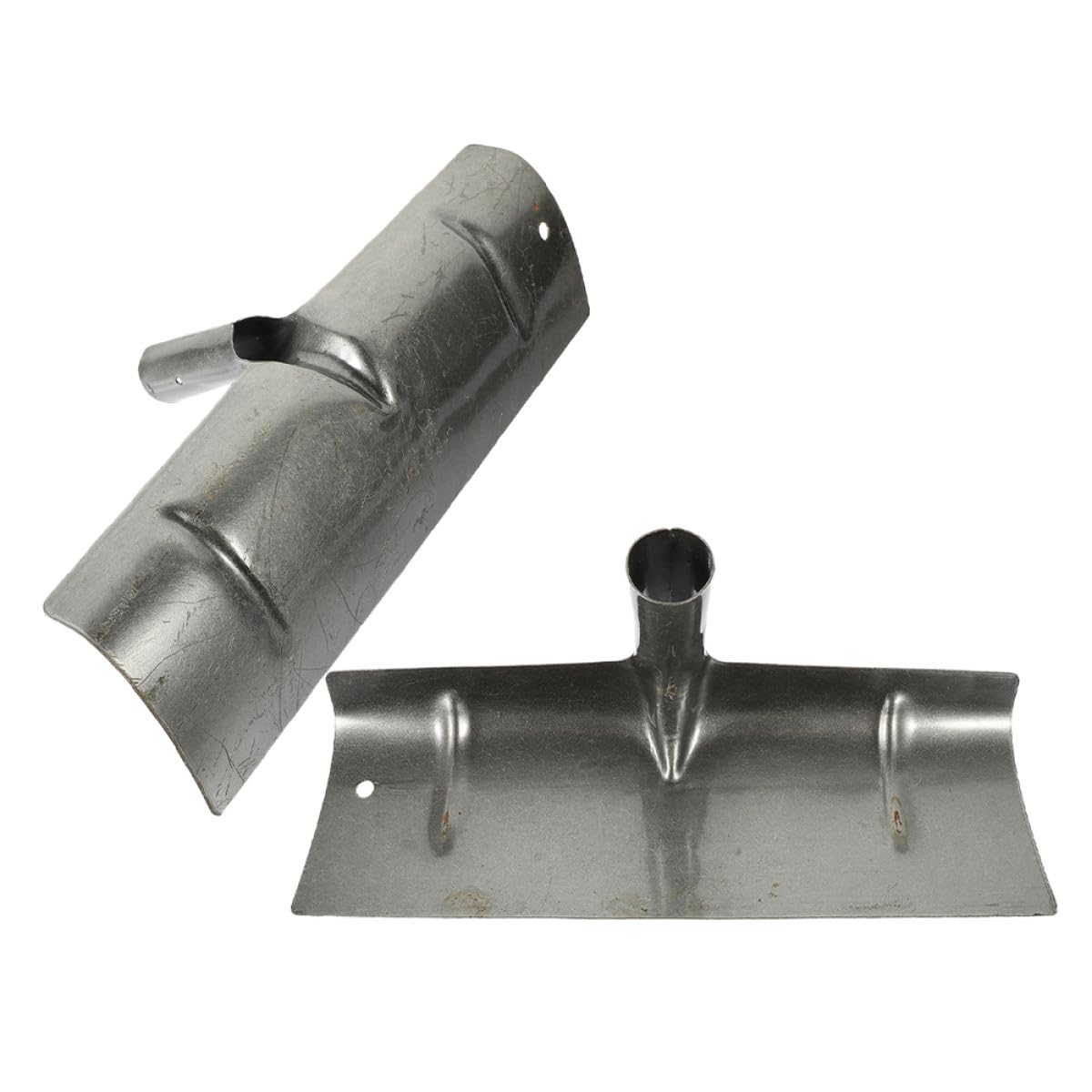 VALICLUD 2 Stück Metallene Schaufeln zum Reinigen von Geflügelfäkalien mit Metallkopf Wiederverwendbar und Leicht zu Reinigen für Hausgebrauch
