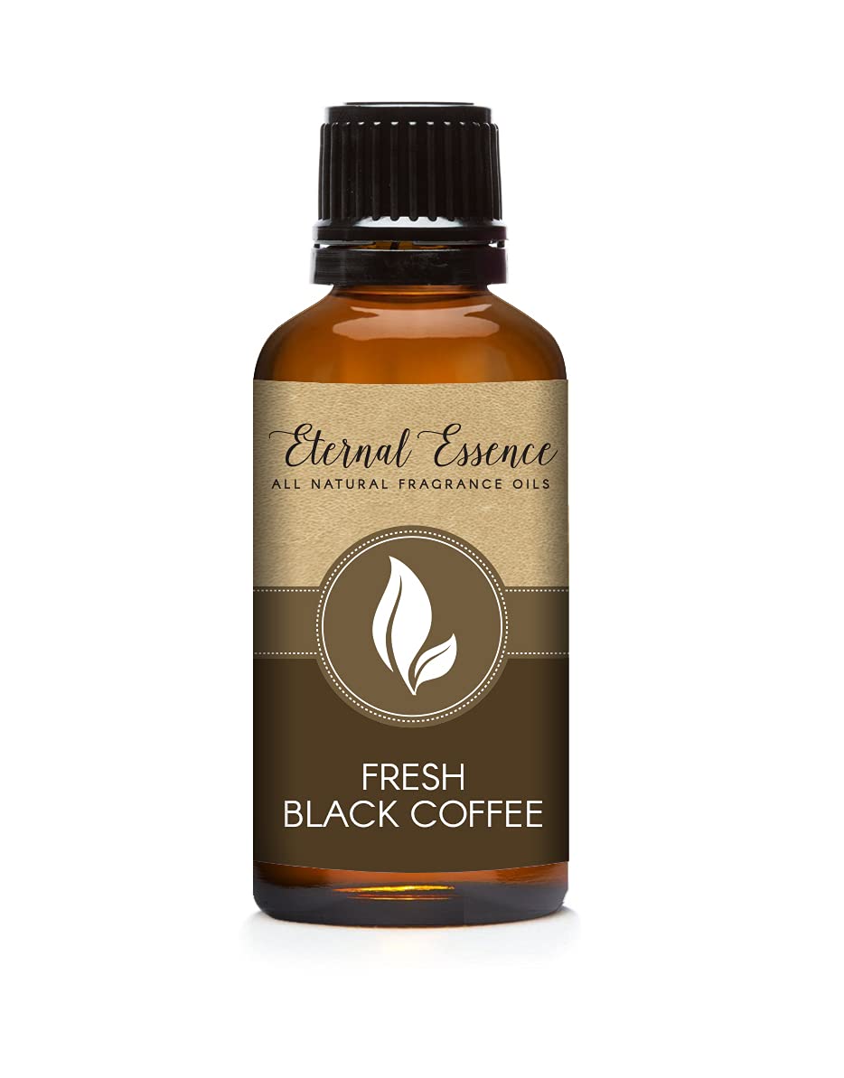 Eternal Essence Oils Fresh Black Coffee 30ml All Natural Fragrance Oil - for Candle, Soap Making, Aromatherapy, Diffusers, Home Care, &amp; Humidifiers